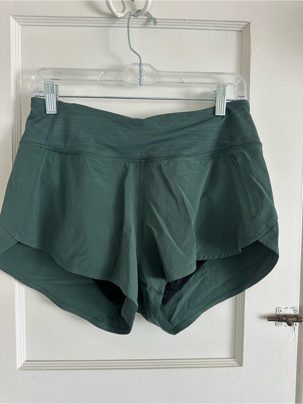 Outdoor Voices Women's Athletic Shorts in Dark Green